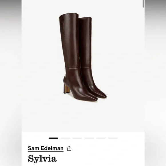 Sam Edelman Sylvia boots in spiced pecan - Picture 1 of 7